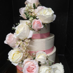 Wedding cake citron framboise